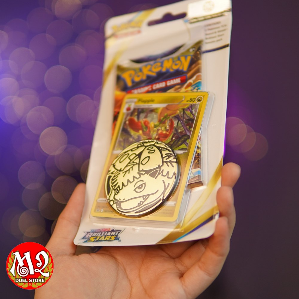 Gói thẻ bài Pokemon Sword & Shield Brilliant Stars Checklane Blister  - Nhập khẩu Hoa Kỳ USA