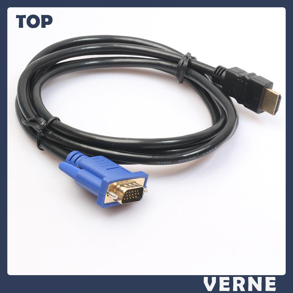 Dây Cáp Chuyển Đổi hdmi Sang vga hd 15pin 1080p 6ft