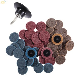 【VARSTR】46PCS Sanding Disc 2 Inch Rust&Paint Removal Discs with 1/4 Inch Holder