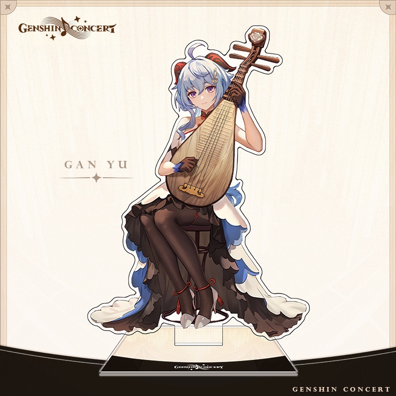 Genshin Giá Đỡ Đồ trang trí Nhân Vật anime Zhongliganyu xiao albedo