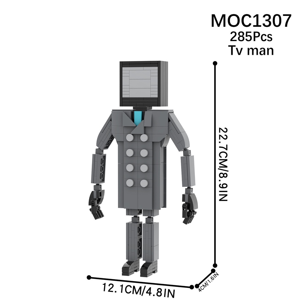 Moc Bộ Đồ Chơi Lắp Ráp toilet man vs tv man Cho Bé