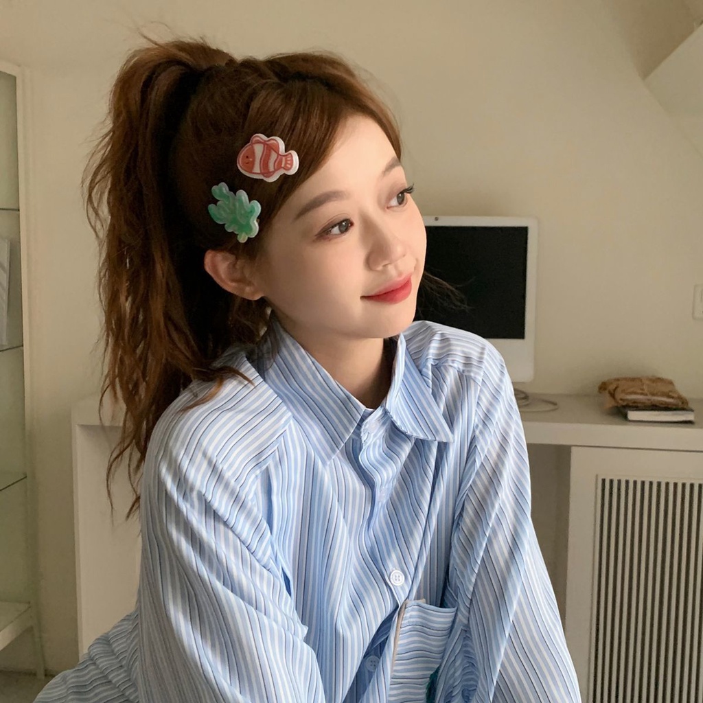 Kẹp Tóc Hình Cá Heo Dễ Thương Cho Nữ