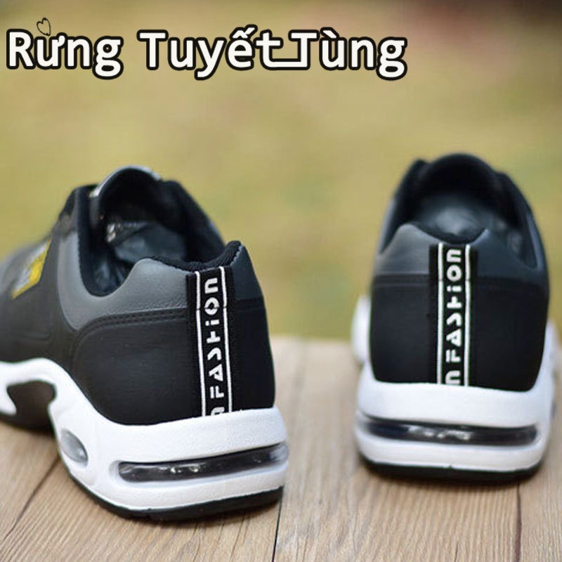 SHANMUSENLIN☘Giày Thể Thao Da Chống Thấm Nước Thời Trang Cho Nam