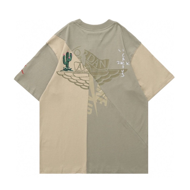 Travis scott-Áo Thun 100% cotton In Hình Xương Rồng Thời Trang Cho Nam Nữ