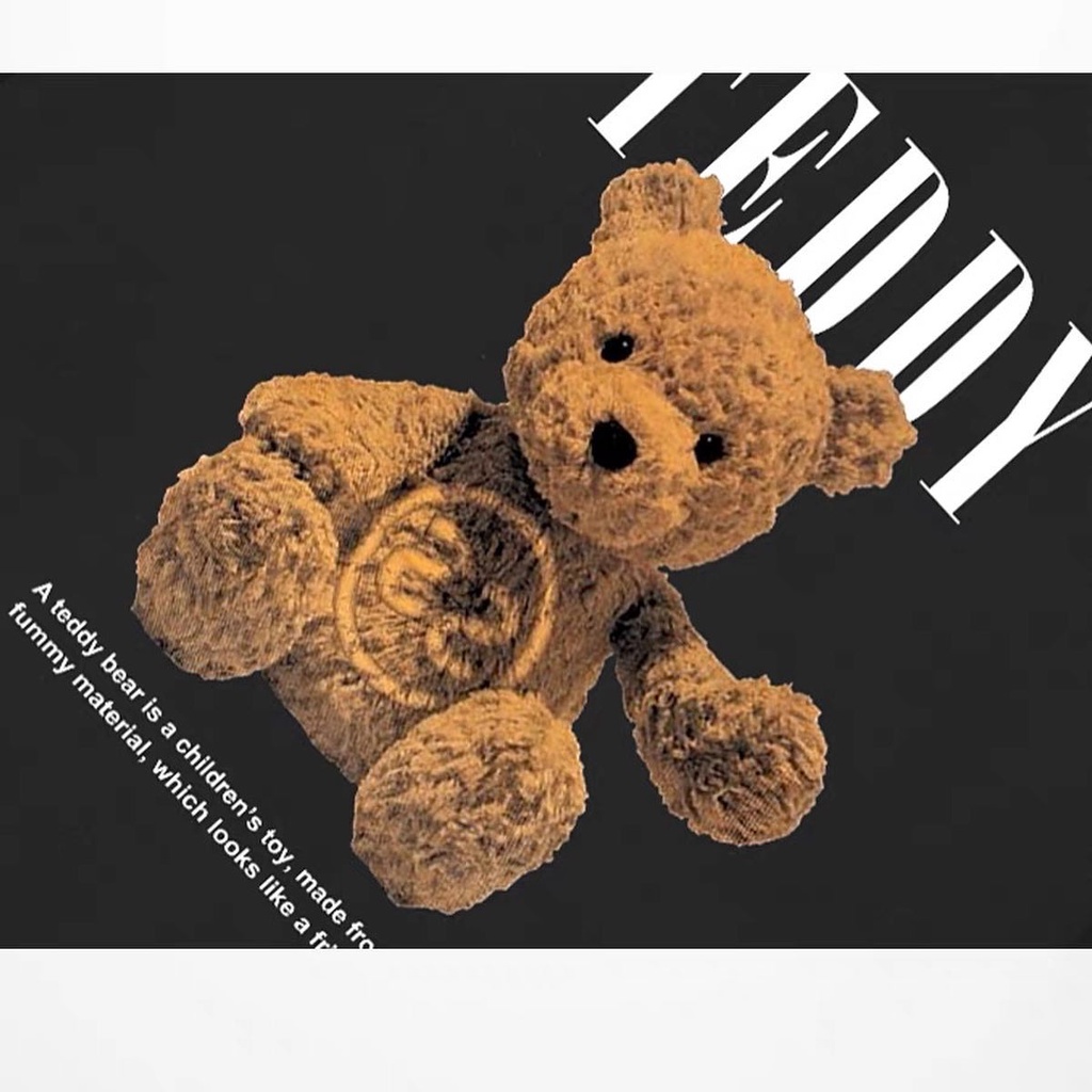 Áo thun dài tay Nelly gấu teddy + 6% phí shopee