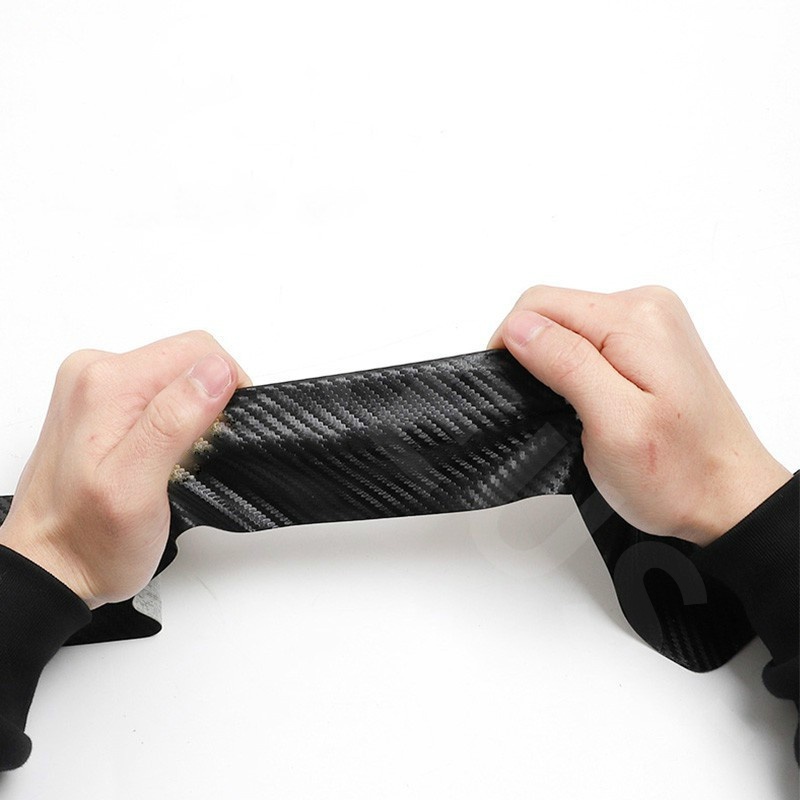 Sticker Sợi Carbon Phát Quang Dán Cửa Xe Hơi Chống Trầy Xước Cho MG HS ZS EP MG5 MG3 EV 4 5 6 EP 2023