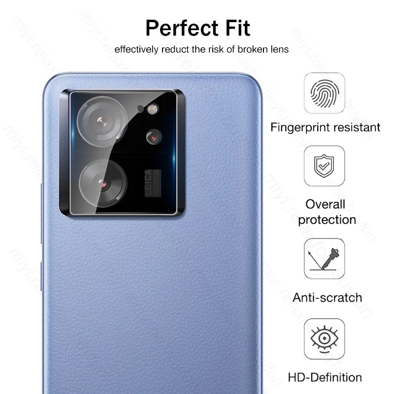 3D Curved Tempered Glass Camera Protector Cover Case Lens Protective Film For Xiaomi Mi 13T Mi13T 12t 11t Pro