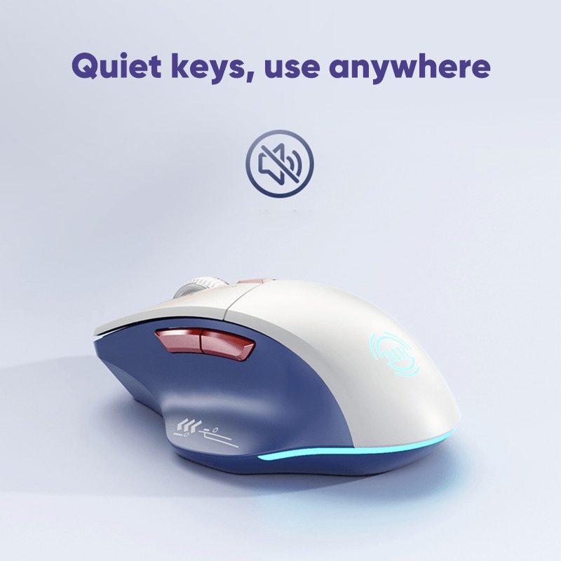 Chuột Không Gaming Không Dây 1600 DPI Light P6