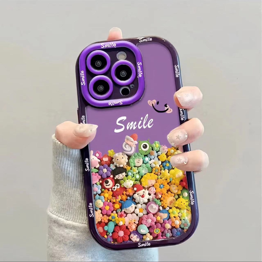 Ốp Điện Thoại Mềm In Hình Búp Bê Hoạt Hình Dễ Thương Cho Iphone 14 13Promax 12 11 7 / 8plus xc7p