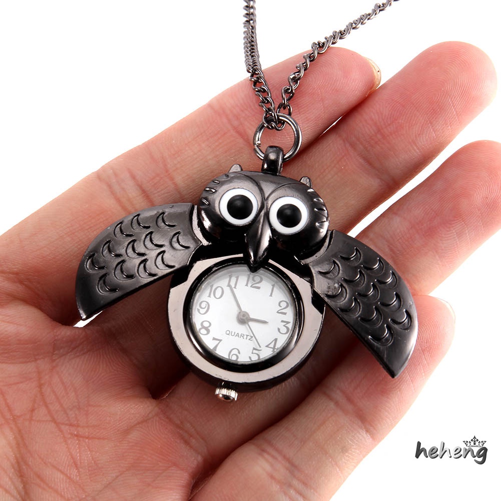 Đồng Hồ Quả Quýt Hình Cú Mèo Dễ Thương Phong Cách vintage Cho Nữ