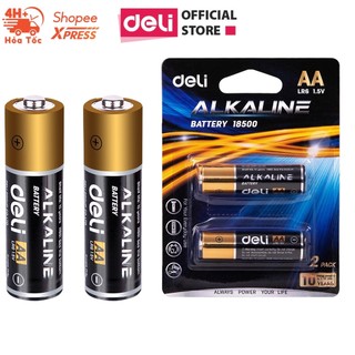 Pin kiềm akaline deli - 2 loại aa và aaa - vỉ 2 viên/ 4 viên mạnh mẽ, đầy đủ các chức năng và nguồn điện dồi dào