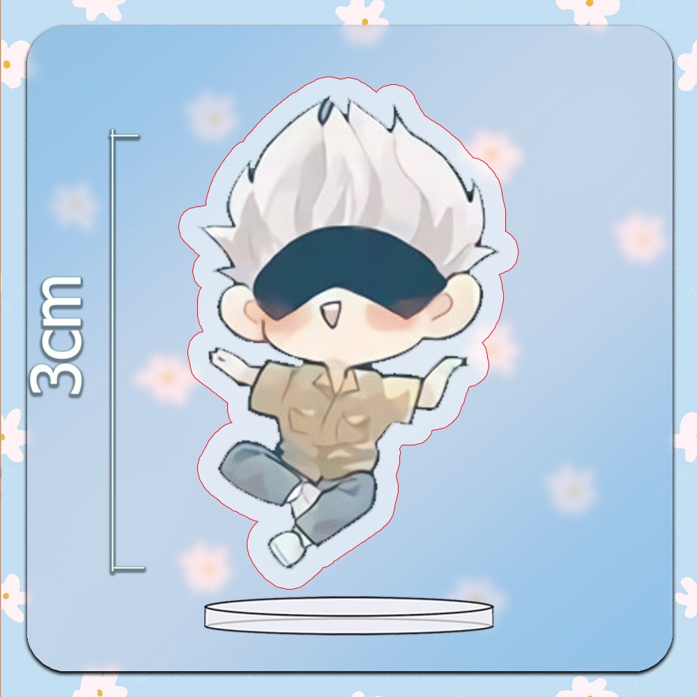 MÔ HÌNH Standee JUJUTSU KAISEN Chú Thuật Hồi Chiến ver ĐI CHƠI acrylic game anime mica chibi trang trí trưng bày