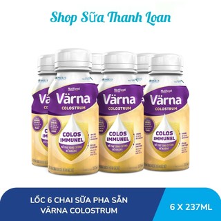 Lốc 6 chai sữa non colostrum varna pha sẵn 237ml - tăng cường đề kháng.