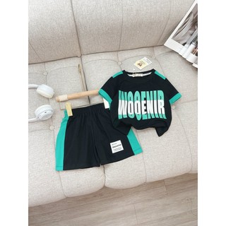 set bộ cotton tàu cho bé trai