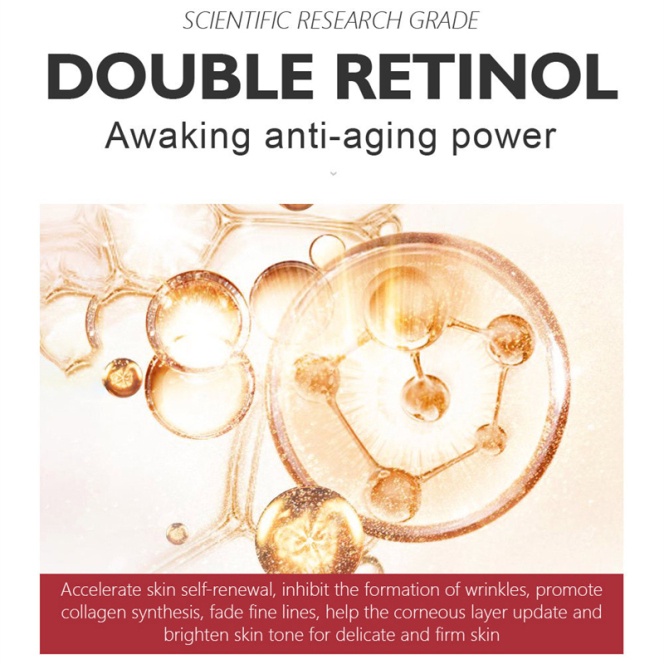 Retinol serum Dưỡng Ẩm Làm Trắng Da Chống Nếp Nhăn Lão Hóa 30ml