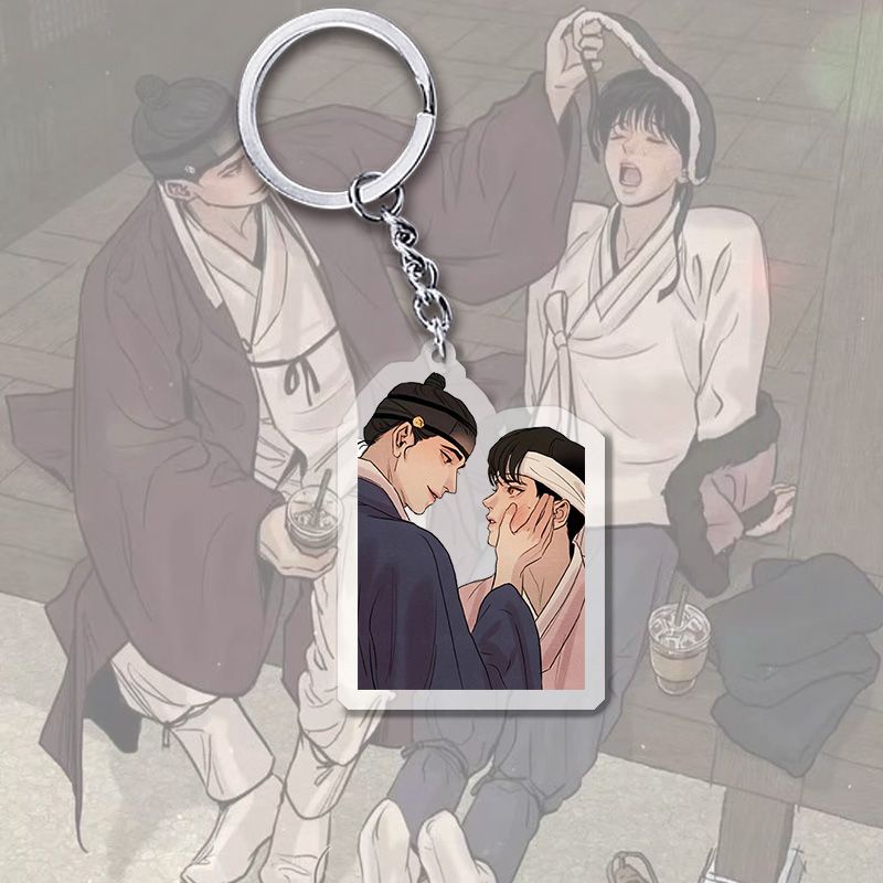 Móc khoá Dạ Hoa Tập Dạ Ký BL manhwa Hàn Quốc Painter Of The Night Na Kyum Yoon Seung Ho Phụ Kiện Trang Trí Túi xách Balo