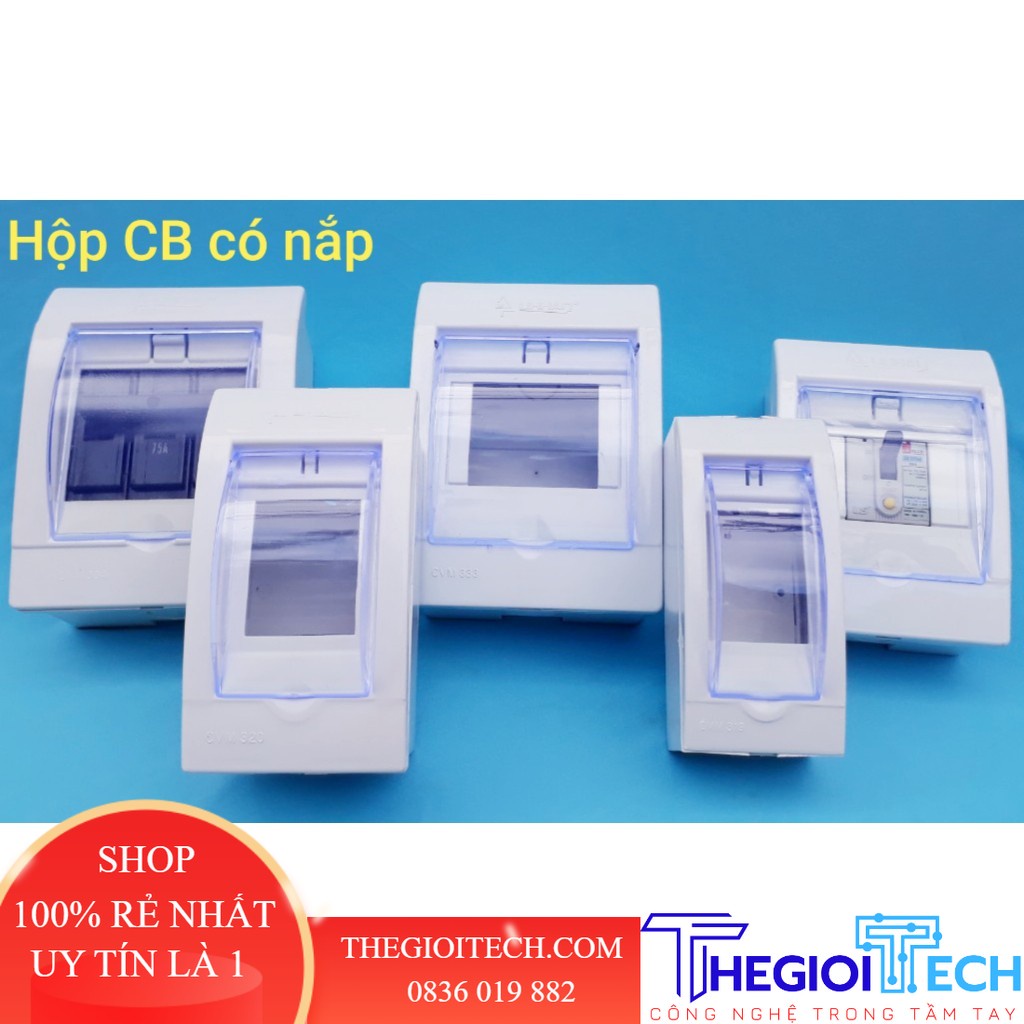 Hộp CB có nắp che thương hiệu LIHHAN dùng cho CB chống giật - CB Korea MCCB
