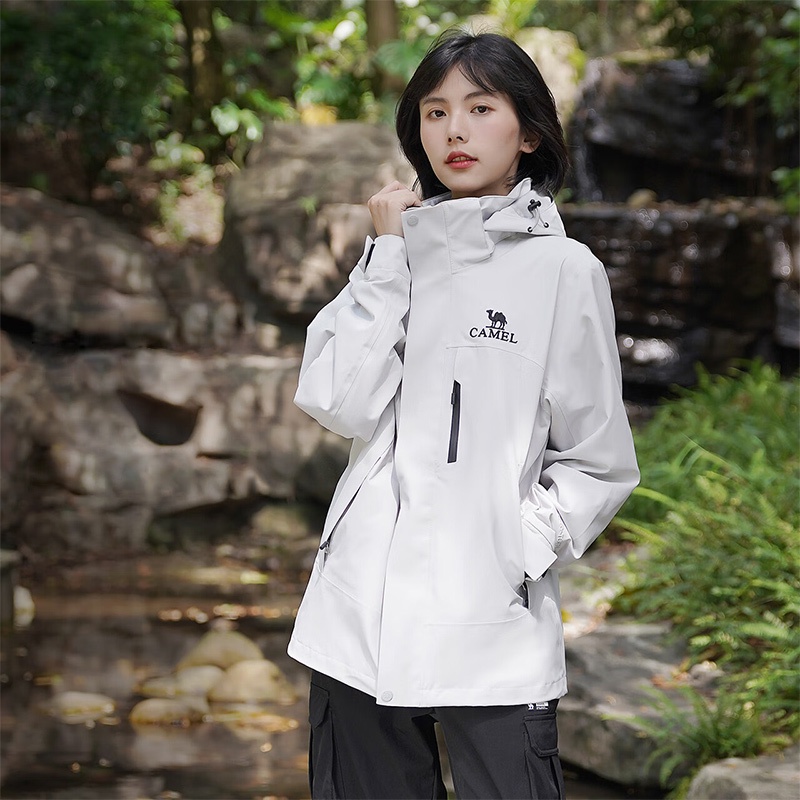 Áo Khoác Leo Núi Ba Trong Một Hai Mảnh Có Thể Tháo Rời Phong Cách Mỹ Cho Nam Và Nữ