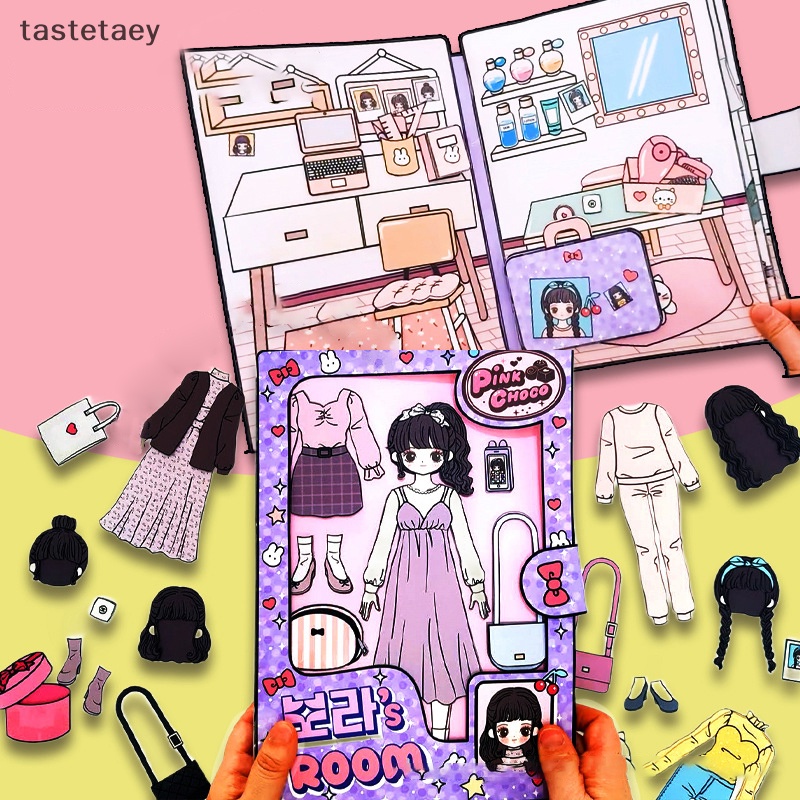 Tast Đồ Chơi Sách Hình Dán Dễ Thương diy Giúp Giảm Căng Thẳng Cho Bé Gái