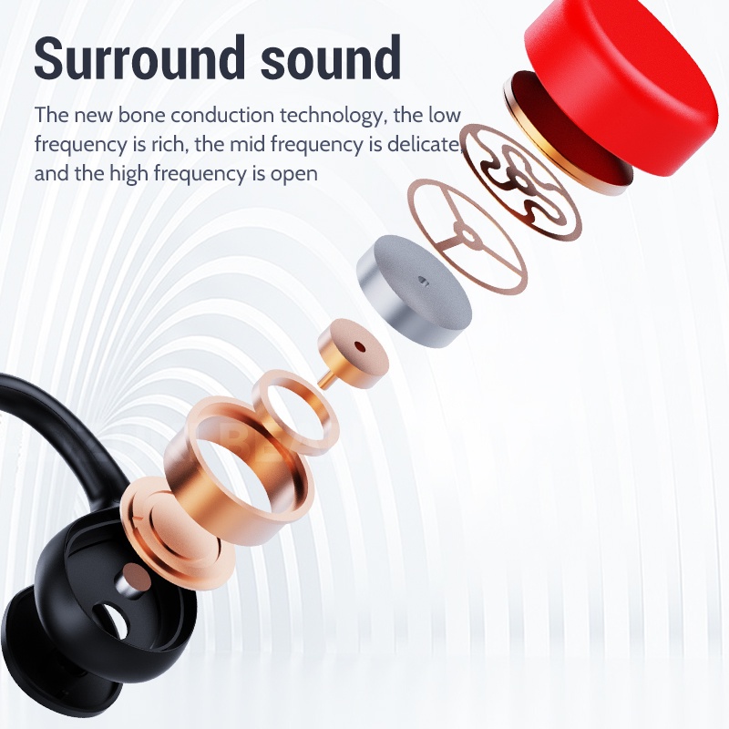 Tai Nghe Cảm Ứng Xương Bơi ipx8 Tích Hợp Mic 32gb mp3 Chuyên Dụng Cho Điện Thoại Thông Minh