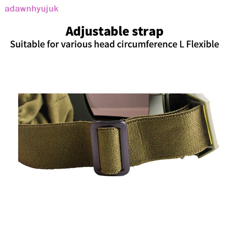 Adawnhyujuk Kính Bảo Hộ Chiến Thuật 3 lens Chống Gió Phong Cách Quân Đội Khi Bắn Súng Ngoài Trời vn