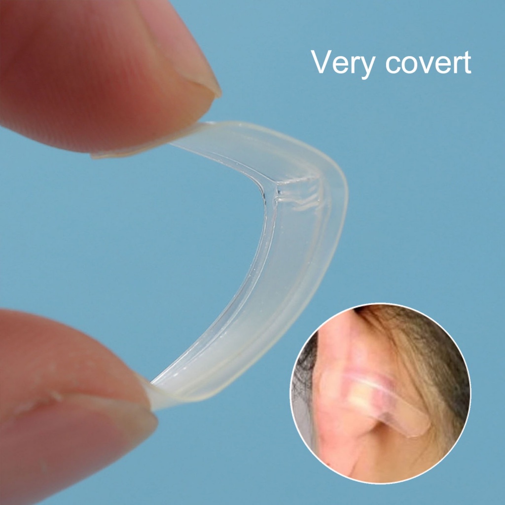 Xia| Miếng Dán silicone Trong Suốt Chỉnh Sửa Tai Không Đau Cho Nữ