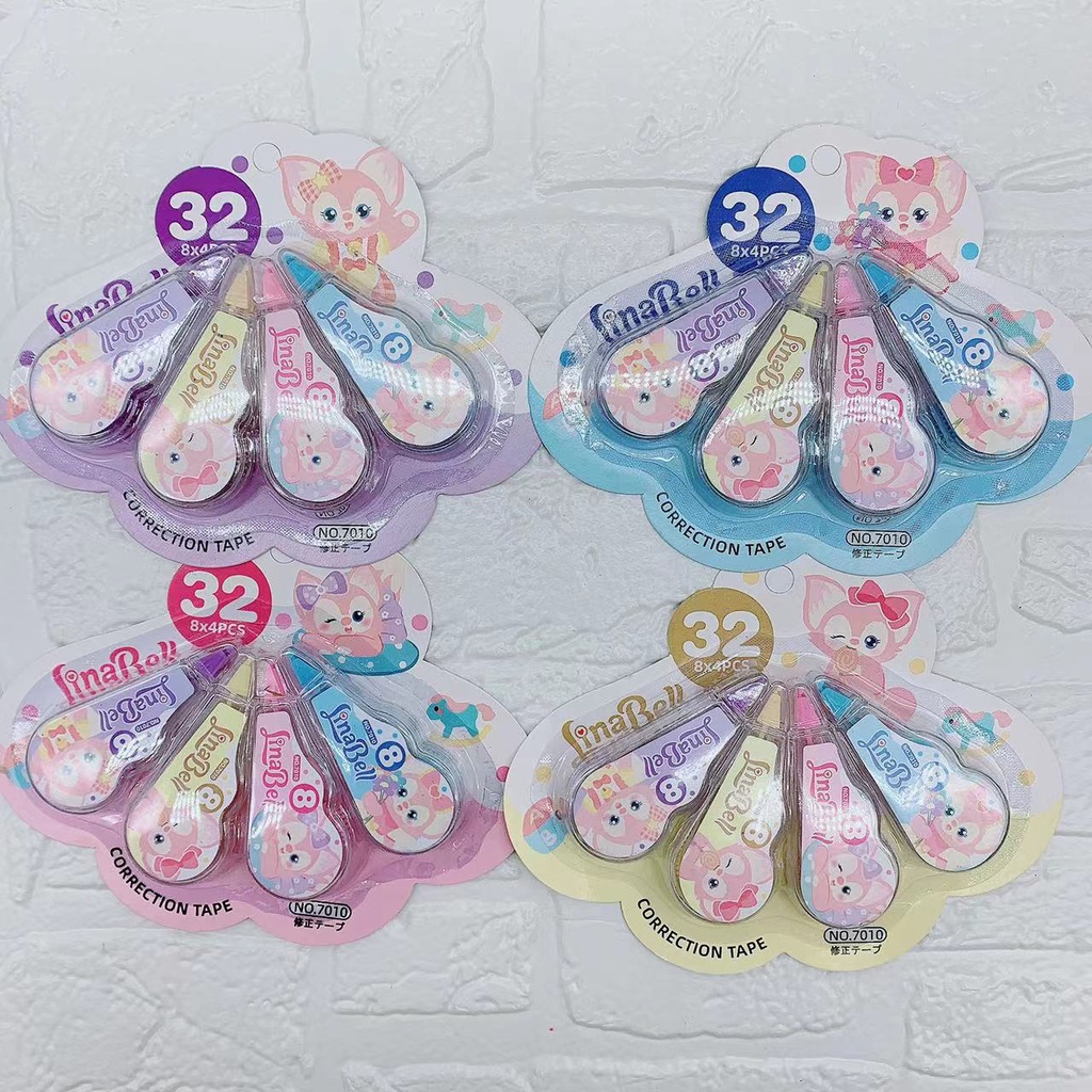 Sanrio Bút Xóa Dạng Băng Keo 4 Trong 1 Hình Cún Đáng Yêu