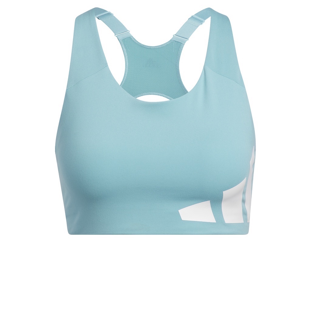adidas Tập luyện Áo Bra Logo High Support Ultimate Nữ Ngọc lam GR8206