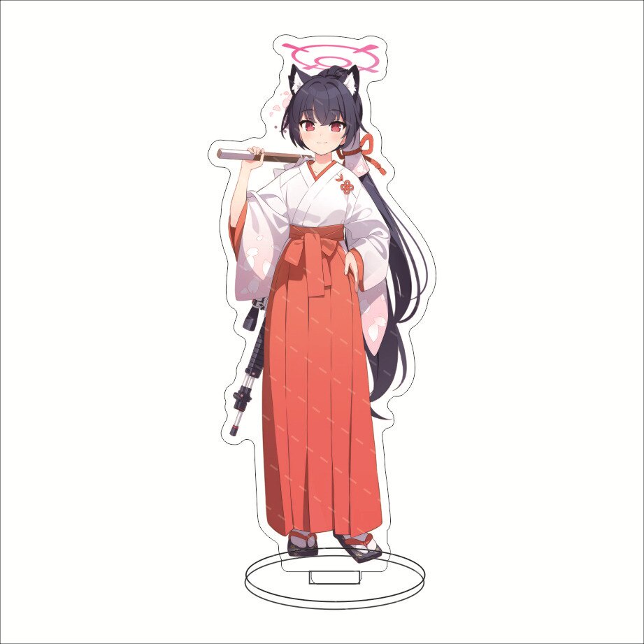 Mô hình Standee Blue Archive Abydos High School Acrylic Takanashi Hoshino Sunaokami Shiroko Kuromi Serika Anime cute