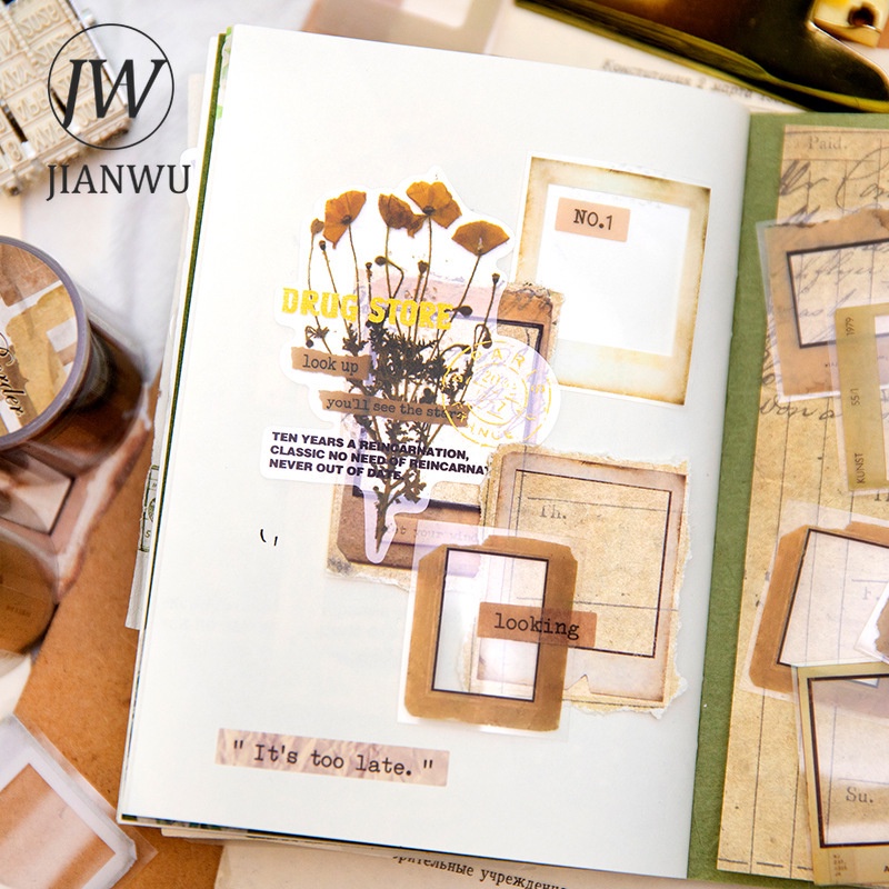 Cuộn Băng Keo Dán Viền Trang Trí Sổ Lưu Niệm diy 38mm * 200cm