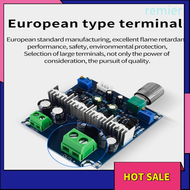 Bảng Mạch Khuếch Đại Âm Thanh tip41c tip42c xh-a851 15w * 2 Chuyên Dụng Cho Loa Gia Đình