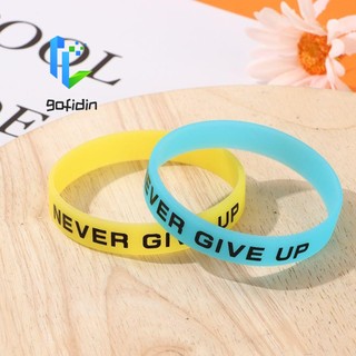 Gofidin vòng tay cao su silicone dẻo phát sáng trong bóng rổ