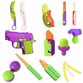 Thẻ đồ chơi phát sáng 3d mini hình dao kéo độc đáo cho bé trai