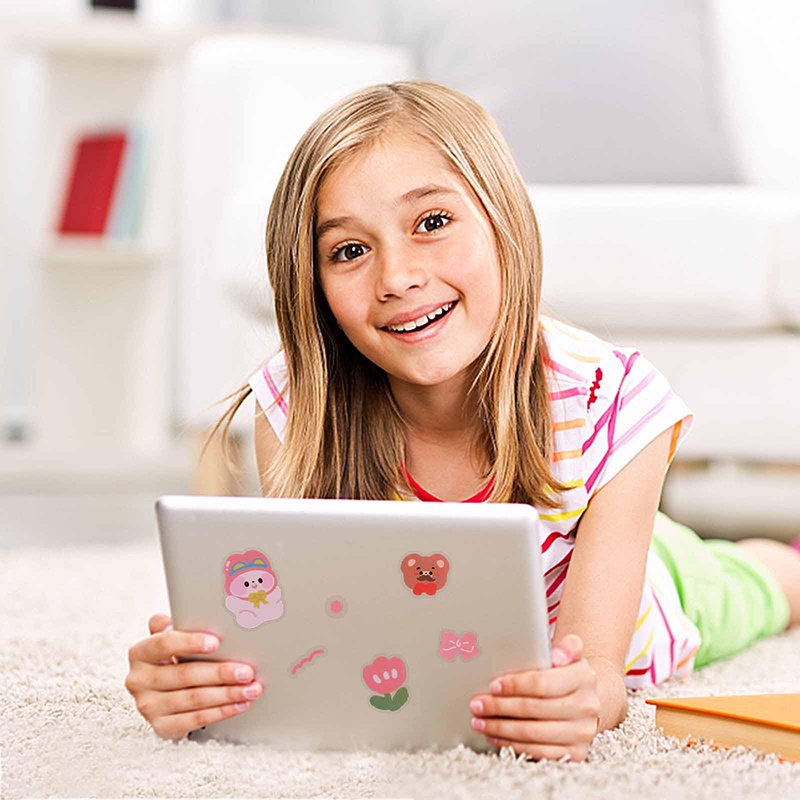 Bộ 100 Miếng Dán Hoạt Hình Xinh Xắn Dùng Trong Trang Trí   RYVN