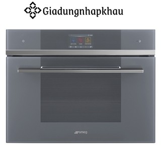 Lò nướng phối hợp vi sóng smeg linea sf4104mcs 40l, bếp nướng, made in italy, giadungnhapkhau19