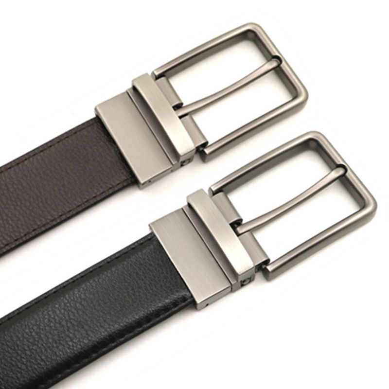 Thắt Lưng Da Khóa Cài Có Thể Điều Chỉnh Độ Dài Thời Trang Cho Nam