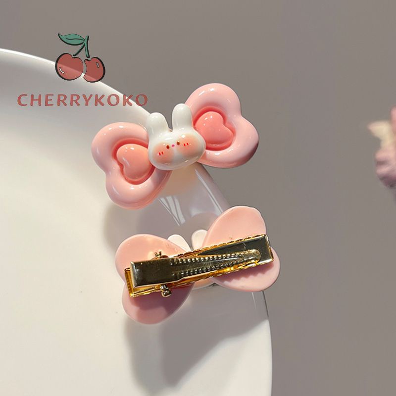 🍒🍒Cherrykoko Kẹp Tóc Hình Thỏ bunny Hoạt Hình Dễ Thương Cho Nữ