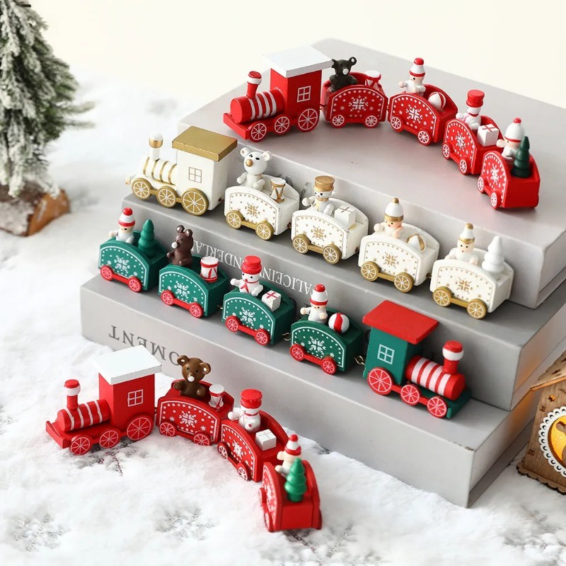 Đồ Trang Trí Giáng Sinh / Bánh Kem / Bàn Tiệc Tùng / Nhà Cửa Bằng Nhựa diy Hình Ông Già Noel Năm Mới