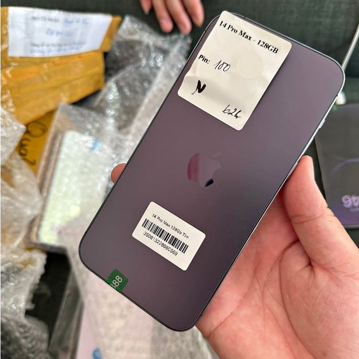 Iphone 14 Pro Max 128Gb Vn/a FullBox Zin Keng - Pin 100% - Bảo Hành 8/1/2024 .