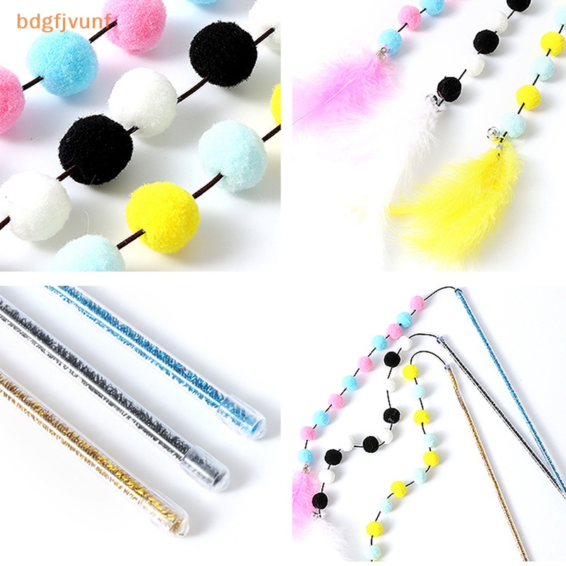 Bdgf Đồ Chơi Bóng Lông Lông Vũ acrylic Tương Phản Vui Nhộn Để Tập Luyện Mèo Trong Nhà vn