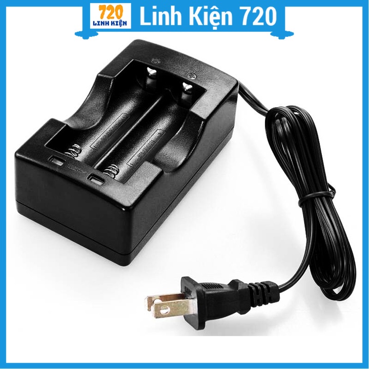 Bộ sạc pin 18650 3,7V 1000mAh model SM-202A sạc 2 pin cùng lúc