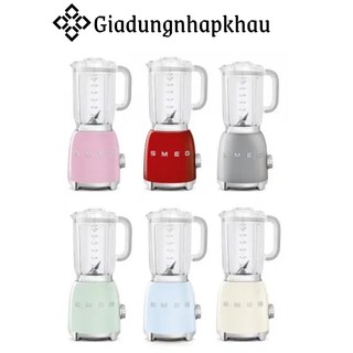Máy xay sinh tố smeg blf01, công suất 800w, nhập đức, bh 12 tháng, nhiều màu, giadungnhapkhau19
