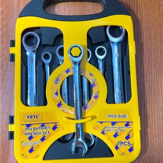 Bộ cờ lê vòng miệng tự động 7 chi tiết 8-19mm