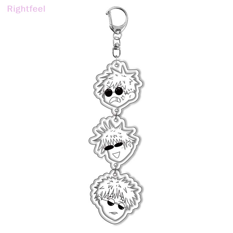 Móc Khóa Mô Hình jujutsu kaisen satoru gojo geto suguru Hoạt Hình Bằng acrylic Mới