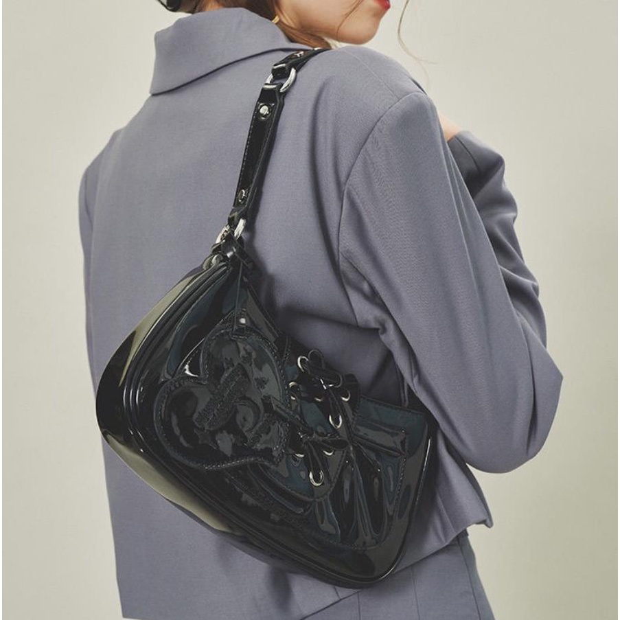 Túi Đeo Vai Bằng Da Bóng Thời Trang Cho Nữ