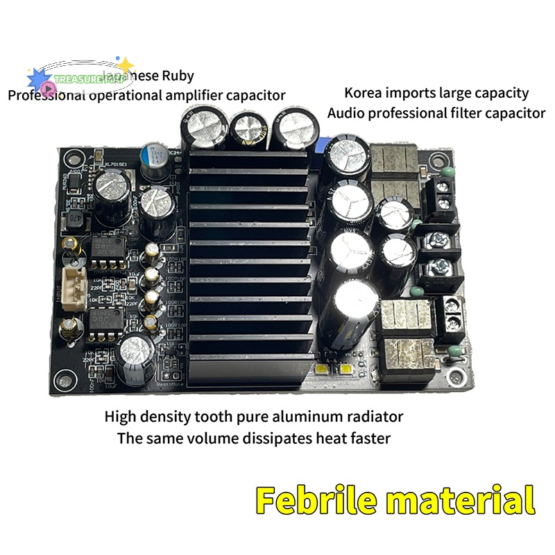 Bảng Mạch Khuếch Đại Âm Thanh hifi tpa3255 Kênh 2.0 600w 300w * 2