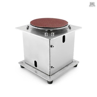 Mini Bench Disc Sander Electric Edge Sharpener 7 Variable Speed 20 Sanding Discs Self-adhesive DIY Benchtop Sanding Polishing Grinding Machine for Wood Plastic Metal