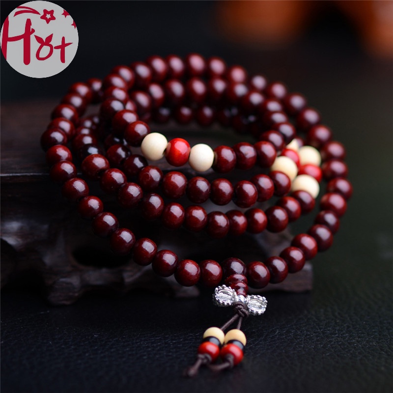 Jr Chuỗi 108 Hạt Đeo Tay 8mm Phong Cách Phật Giáo