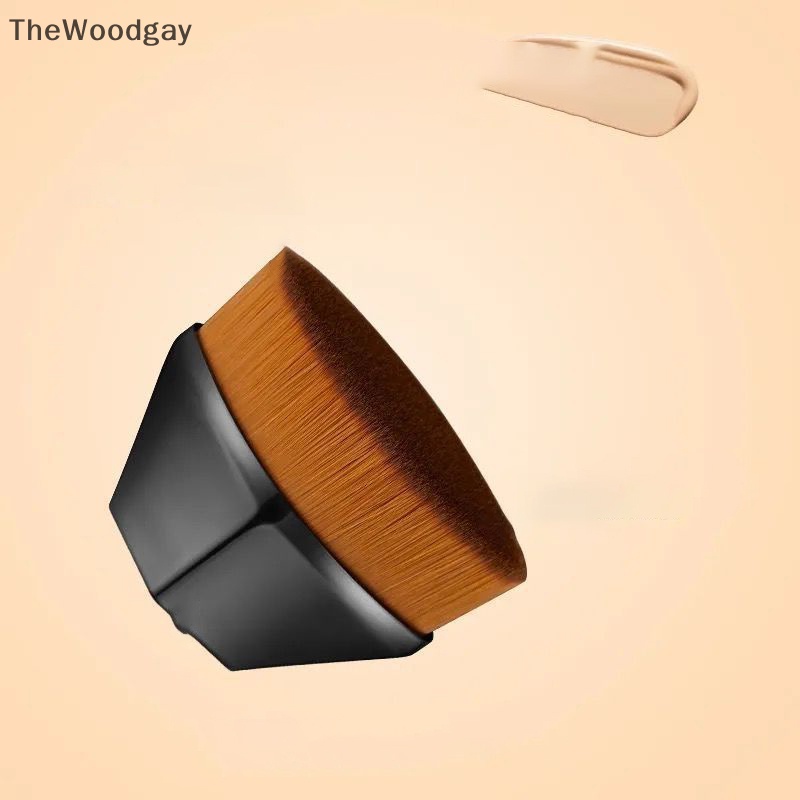 Thewoodgay six Bộ Cọ Trang Điểm Nền Dạng Lỏng Thân Tổng Hợp Mềm Mại Cho Nữ