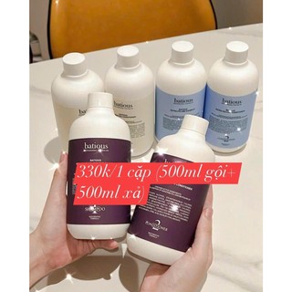 Cặp gội xả Batious 3 màu 500ML